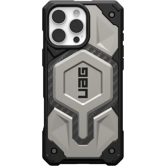 Cover Iphone 16 Pro Max Magsafe Monarch Pro Case Uag - Titanium